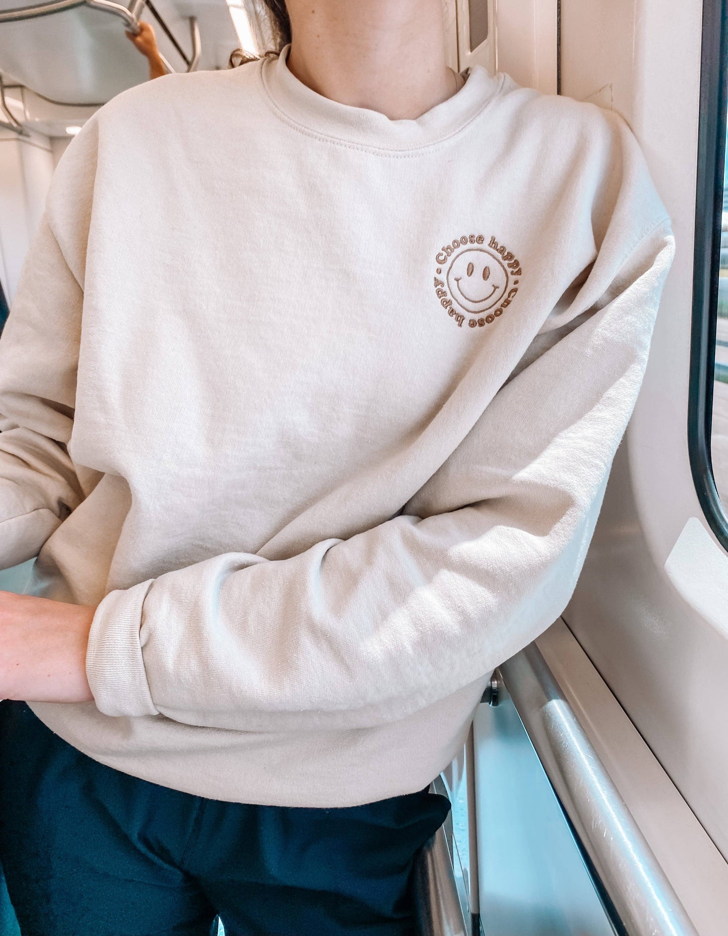 Choose Happy Crewneck