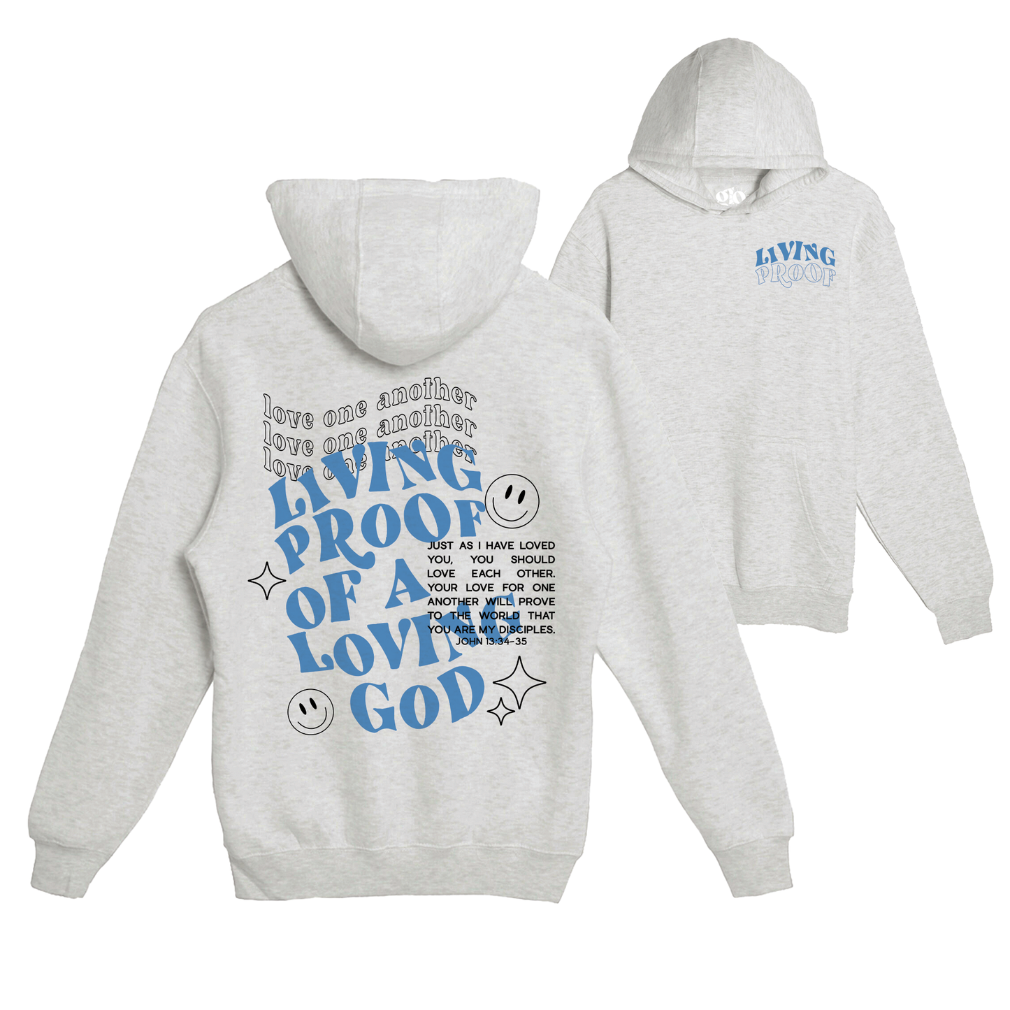 Living Proof Pullover Hoodie - Cream